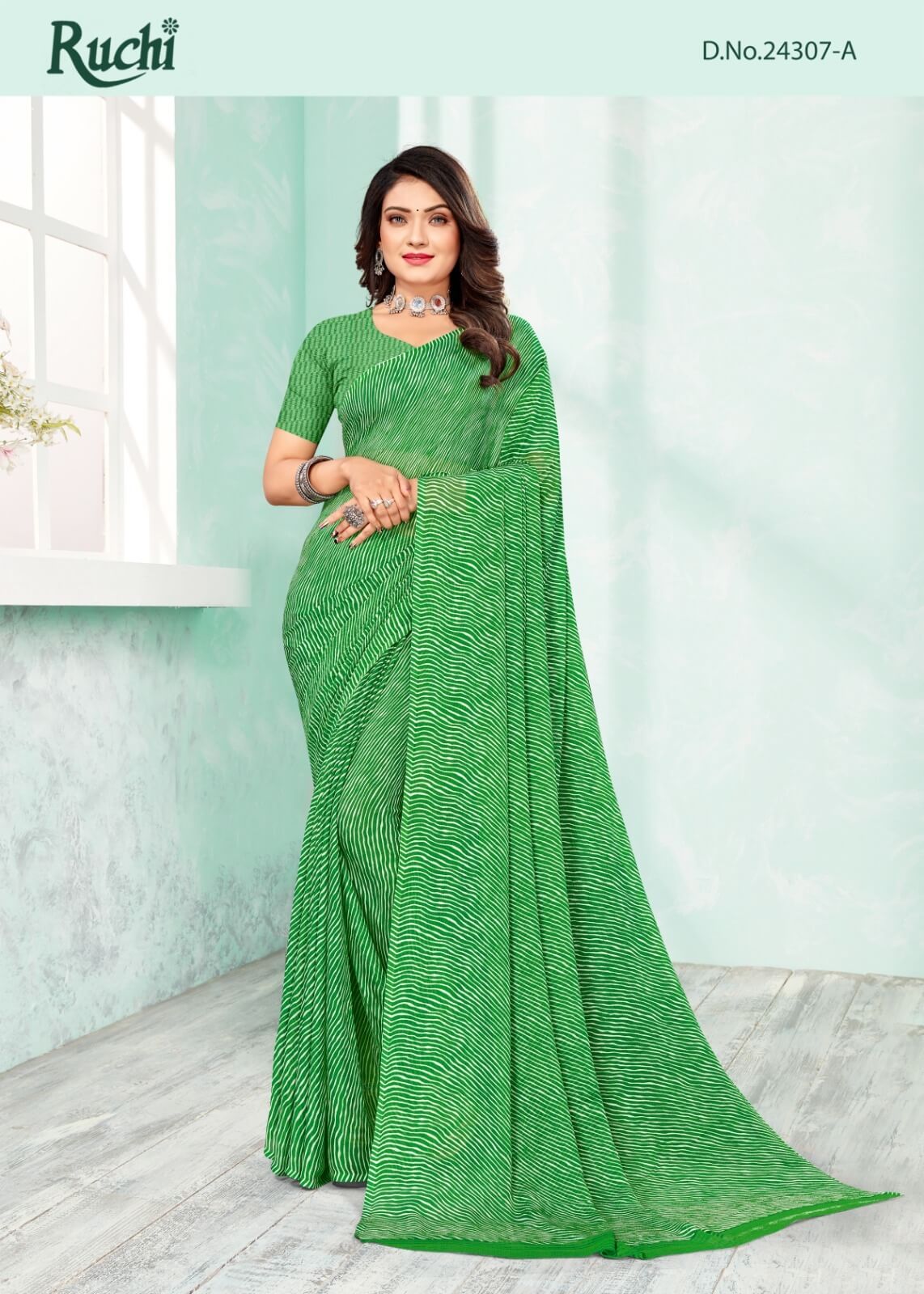 RUCHI SAREES STAR CHIFFON VOL-110 